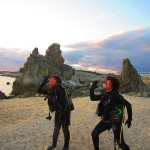 ゴリラチョップFUNダイビング！　夕焼けのゴリラ兄さん。　　　　　ダイブナッツブログ