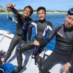 いつか辺戸リベンジ！と誓った今日の最高の透明度の水納島！　　ダイブナッツブログ