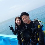 仲良しカップルと落ち着きを取り戻した水納島へ♡　　　ダイブナッツブログ